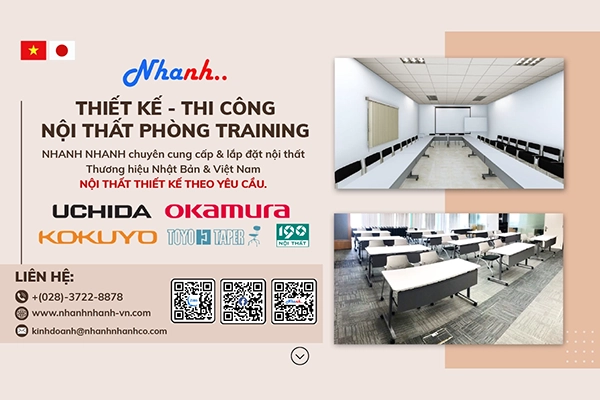 DỊCH VỤ THIẾT KẾ THI CÔNG NỘI THẤT PHÒNG TRAINING